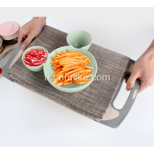 Assiette divisée pour tout-petits en forme de Mickey Mouse